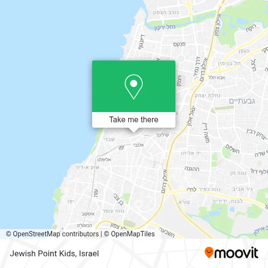 Jewish Point Kids map