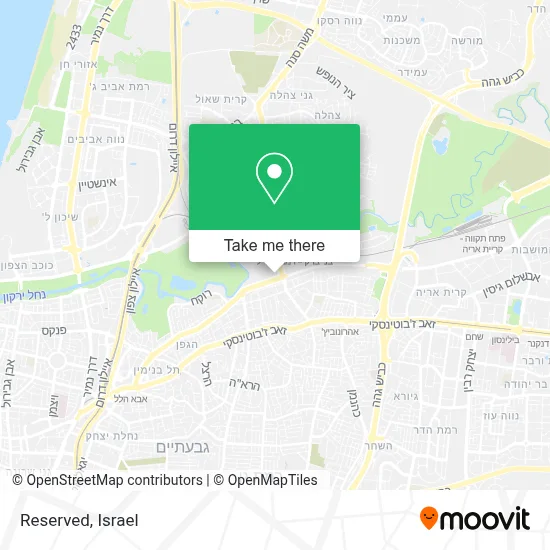 Reserved map