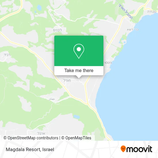 Magdala Resort map