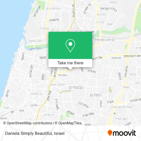 Daniela Simply Beautiful map