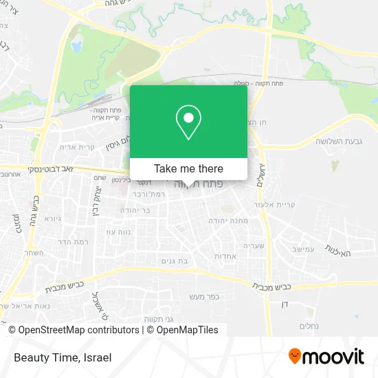 Beauty Time map