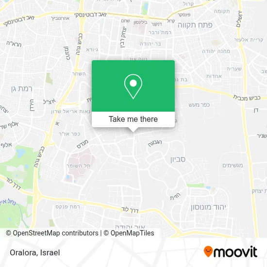 Oralora map
