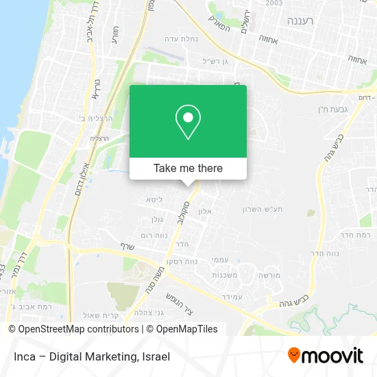 Inca – Digital Marketing map