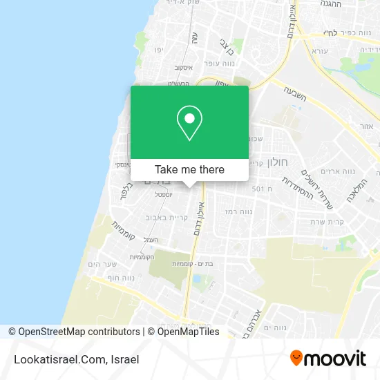 Lookatisrael.Com map