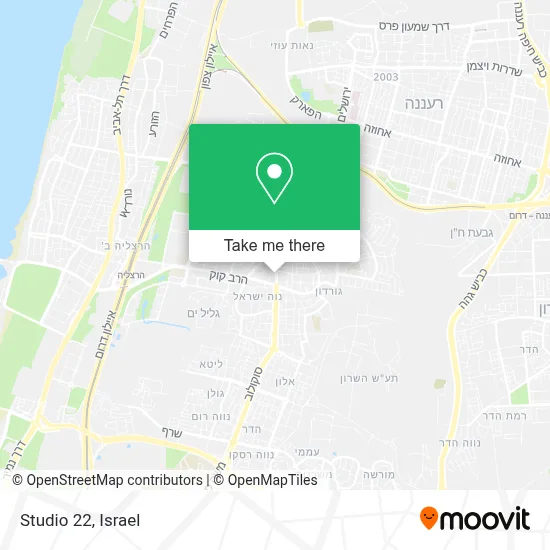Studio 22 map