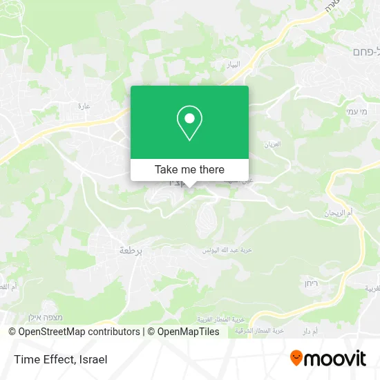 Time Effect map