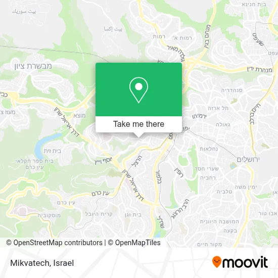 Mikvatech map