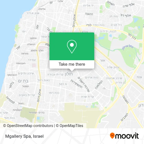 Mgallery Spa map