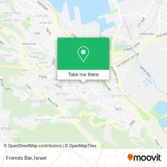 Friends Bar map