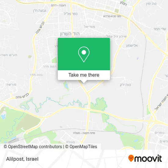 Alilpost map
