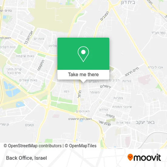 Back Office map