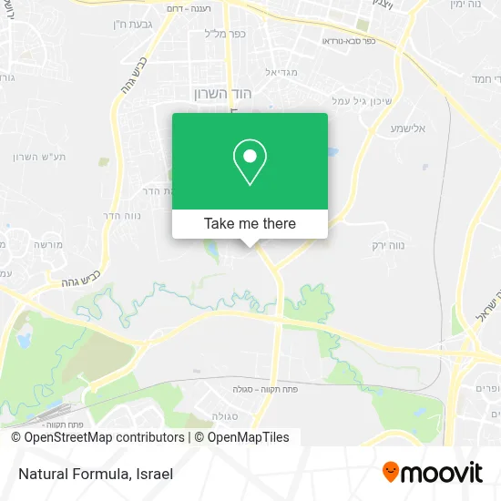 Natural Formula map
