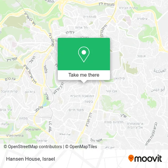 Hansen House map
