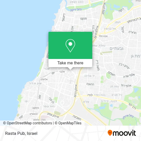 Rasta Pub map