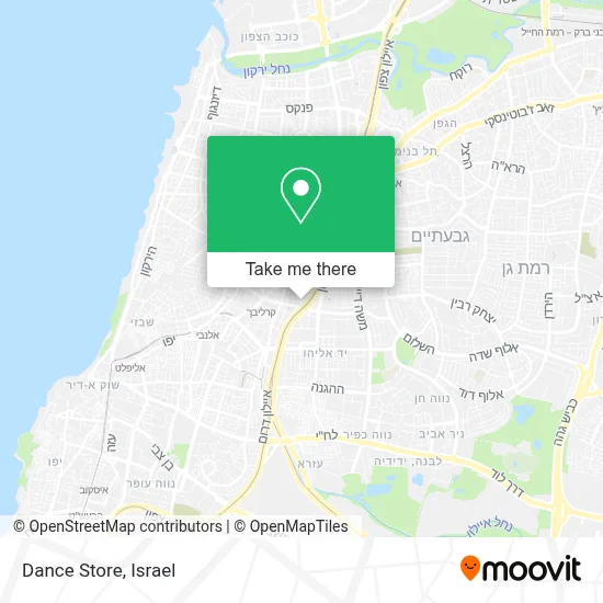 Dance Store map