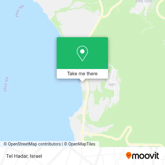 Tel Hadar map
