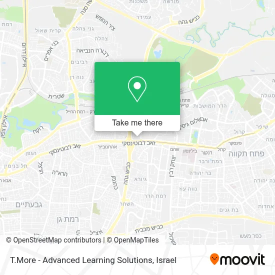 T.More - Advanced Learning Solutions map