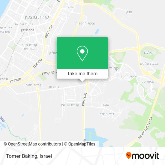 Tomer Baking map