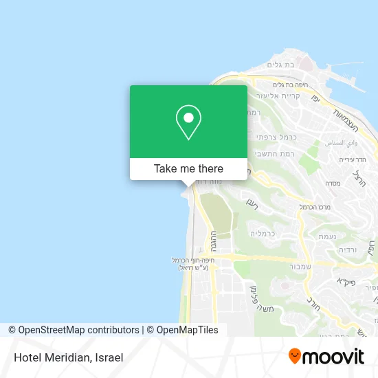 Hotel Meridian map