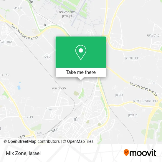 Mix Zone map