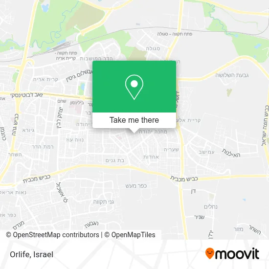 Orlife map