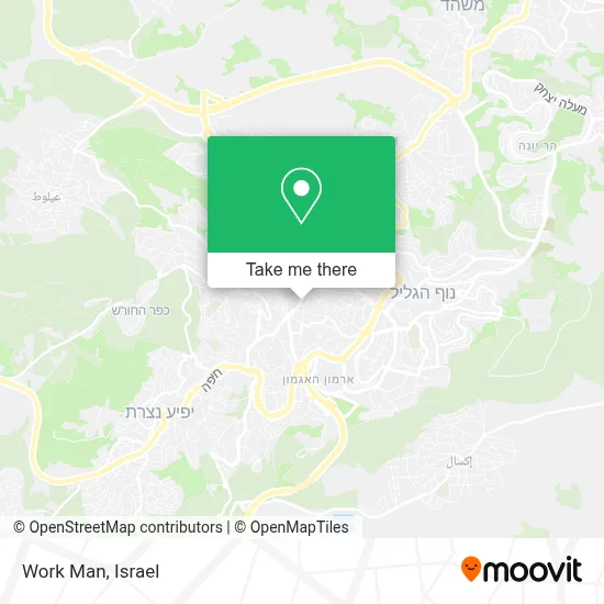 Work Man map