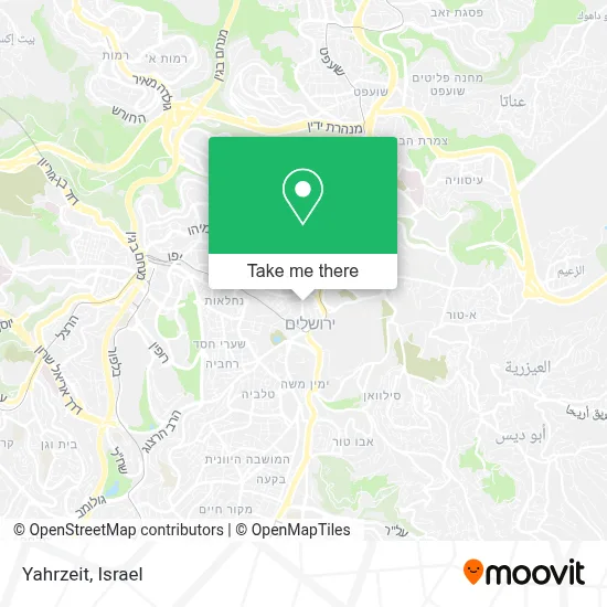 Yahrzeit map
