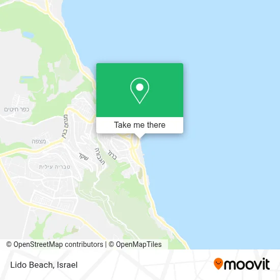 Lido Beach map