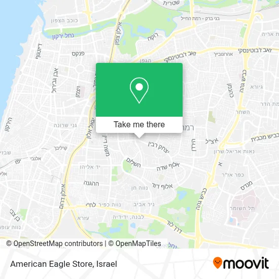 American Eagle Store map