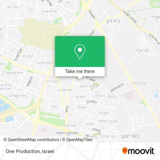 One Production map