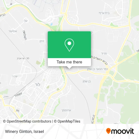 Winery Ginton map