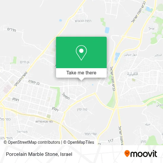 Porcelain Marble Stone map