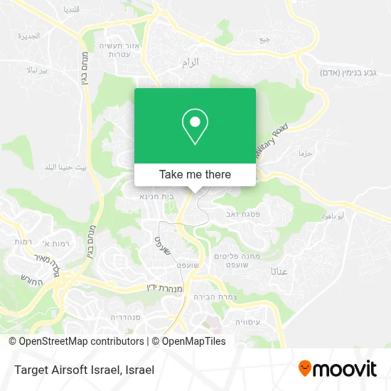 Target Airsoft Israel map