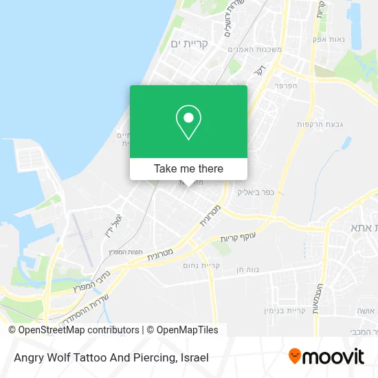 Angry Wolf Tattoo And Piercing map