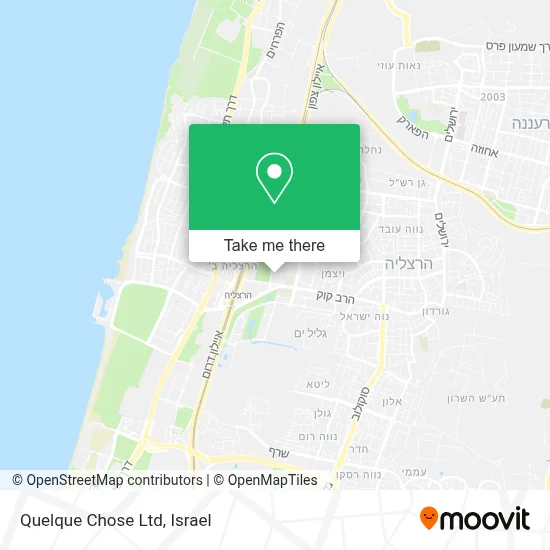 Quelque Chose Ltd map