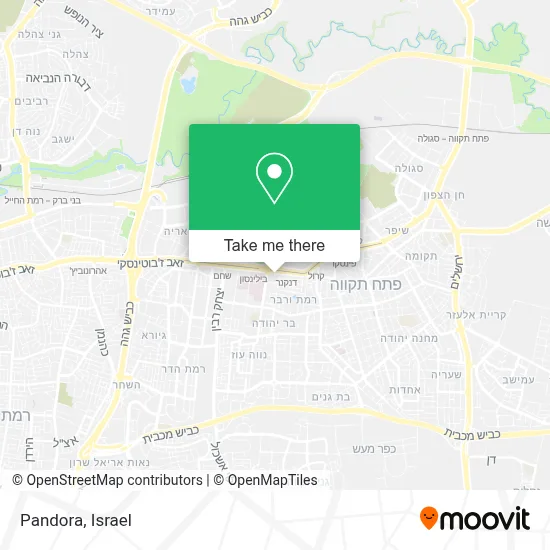 Pandora map