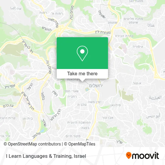 I Learn  Languages & Training map