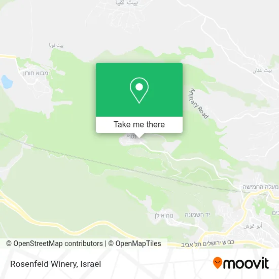 Rosenfeld Winery map