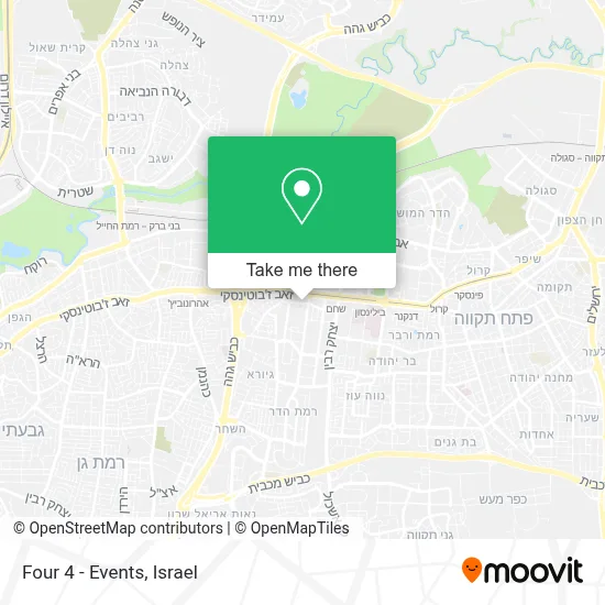 Four 4 - Events map