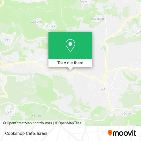 Cookshop Cafe map
