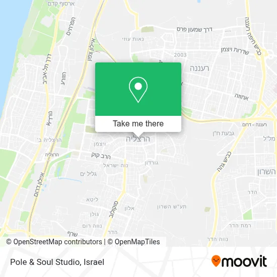 Pole & Soul Studio map