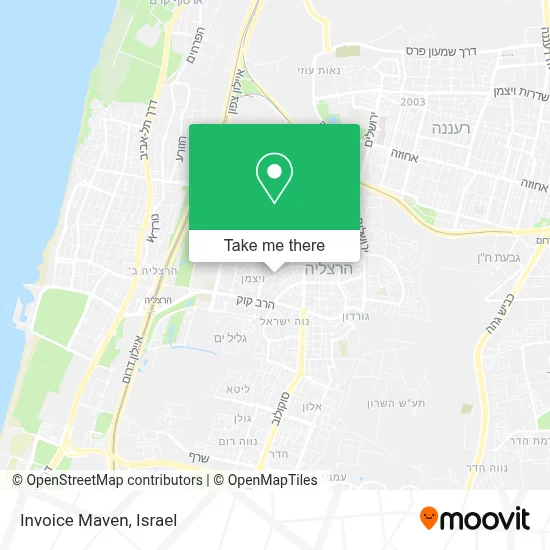 Invoice Maven map