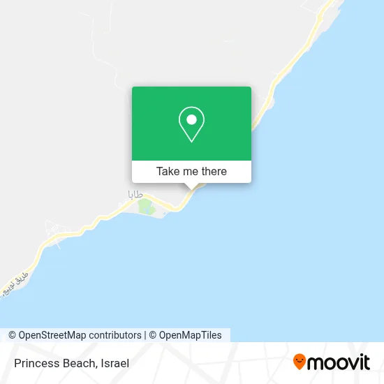 Princess Beach map