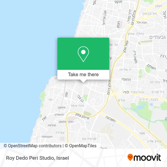 Roy Dedo Peri Studio map