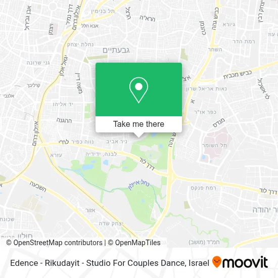Edence - Rikudayit - Studio For Couples Dance map