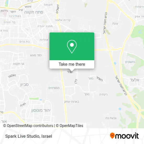Spark Live Studio map