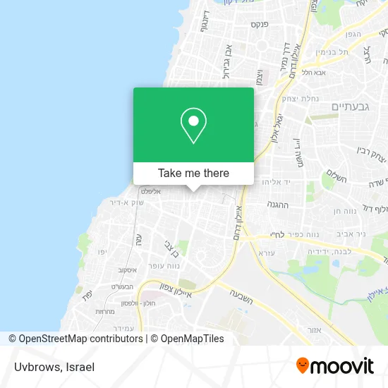 Uvbrows map