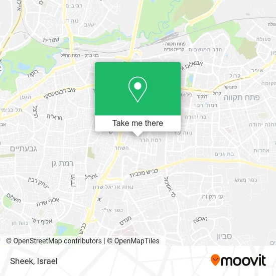 Sheek map