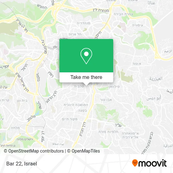 Bar 22 map
