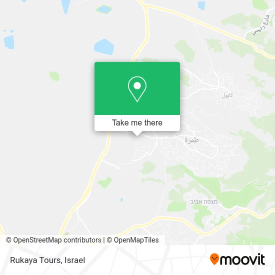 Rukaya Tours map